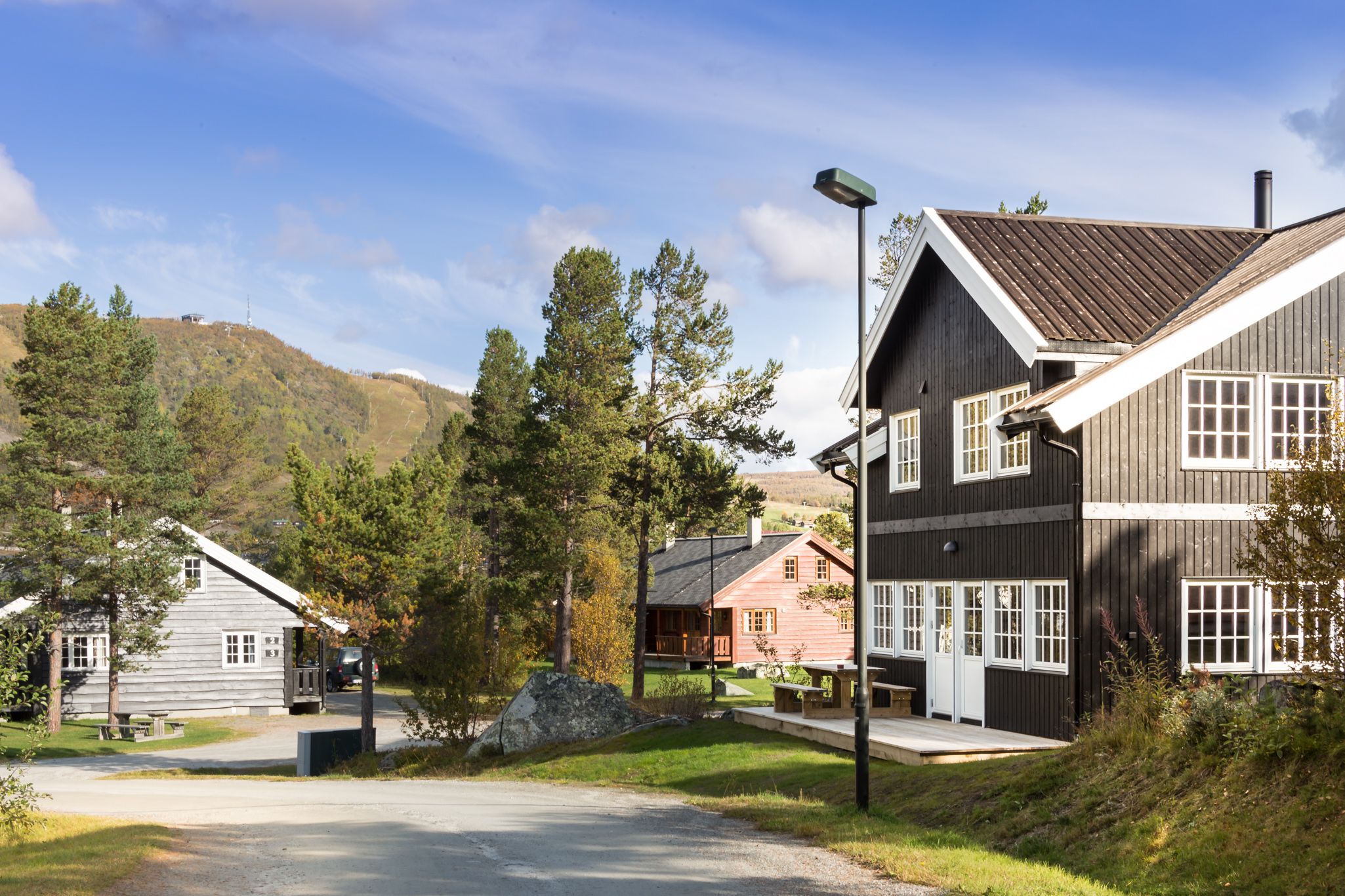 High standard cabins next to the ski lifts and apartments in the town centre of Geilo – Geilolia Hyttetun – Official Page